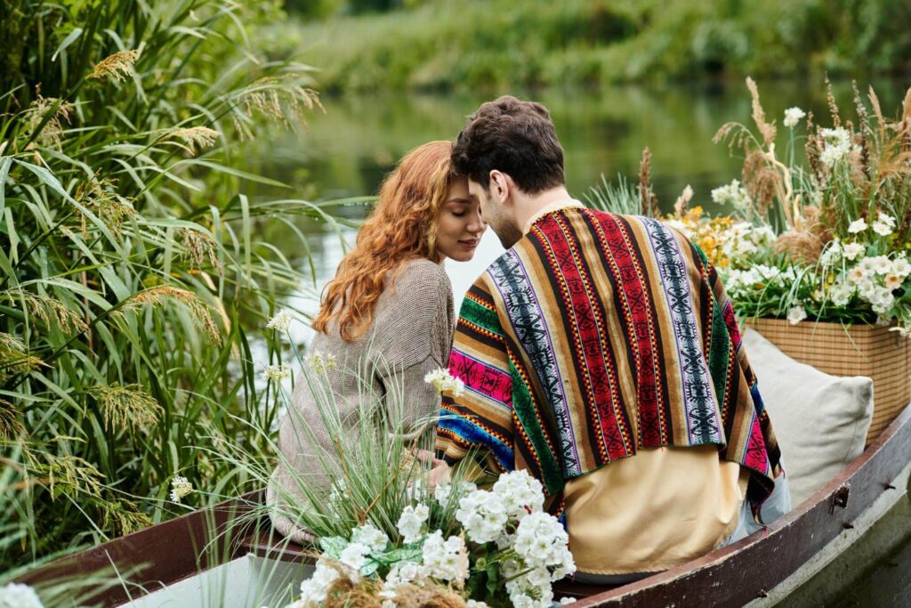 para na łódce, ślub słowiański